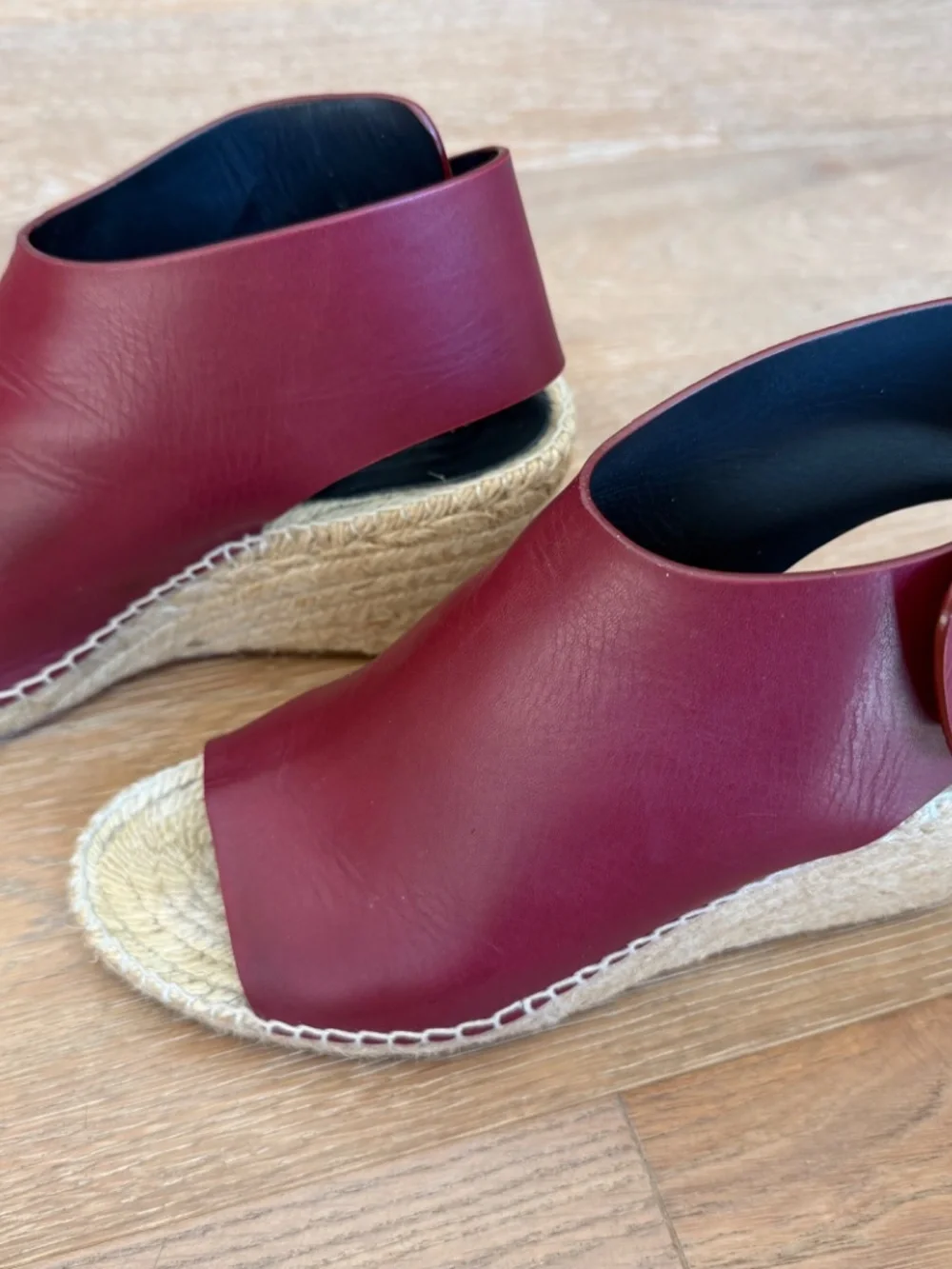 Celine maroon espadrille